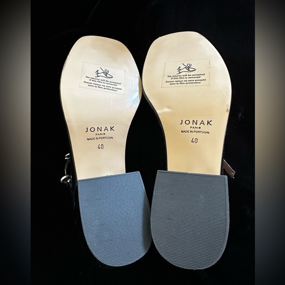 Jonak Paris MARY JANE WITH DOUBLE STRAPS
in Black Pleated Patent Leather Size 40 - Picture 14 of 14